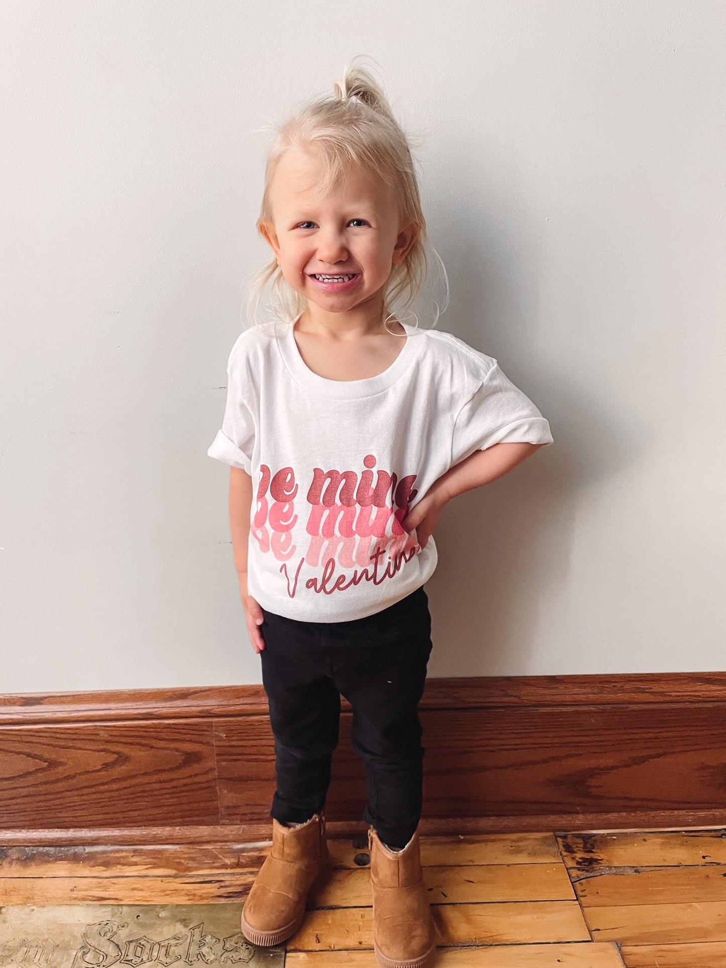 Kids Be Mine Valentine Graphic Tee