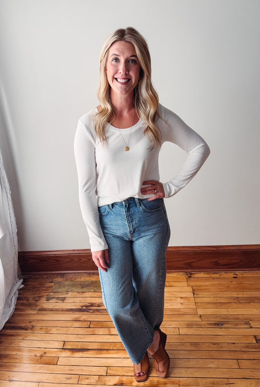 Lauren White Long Sleeve