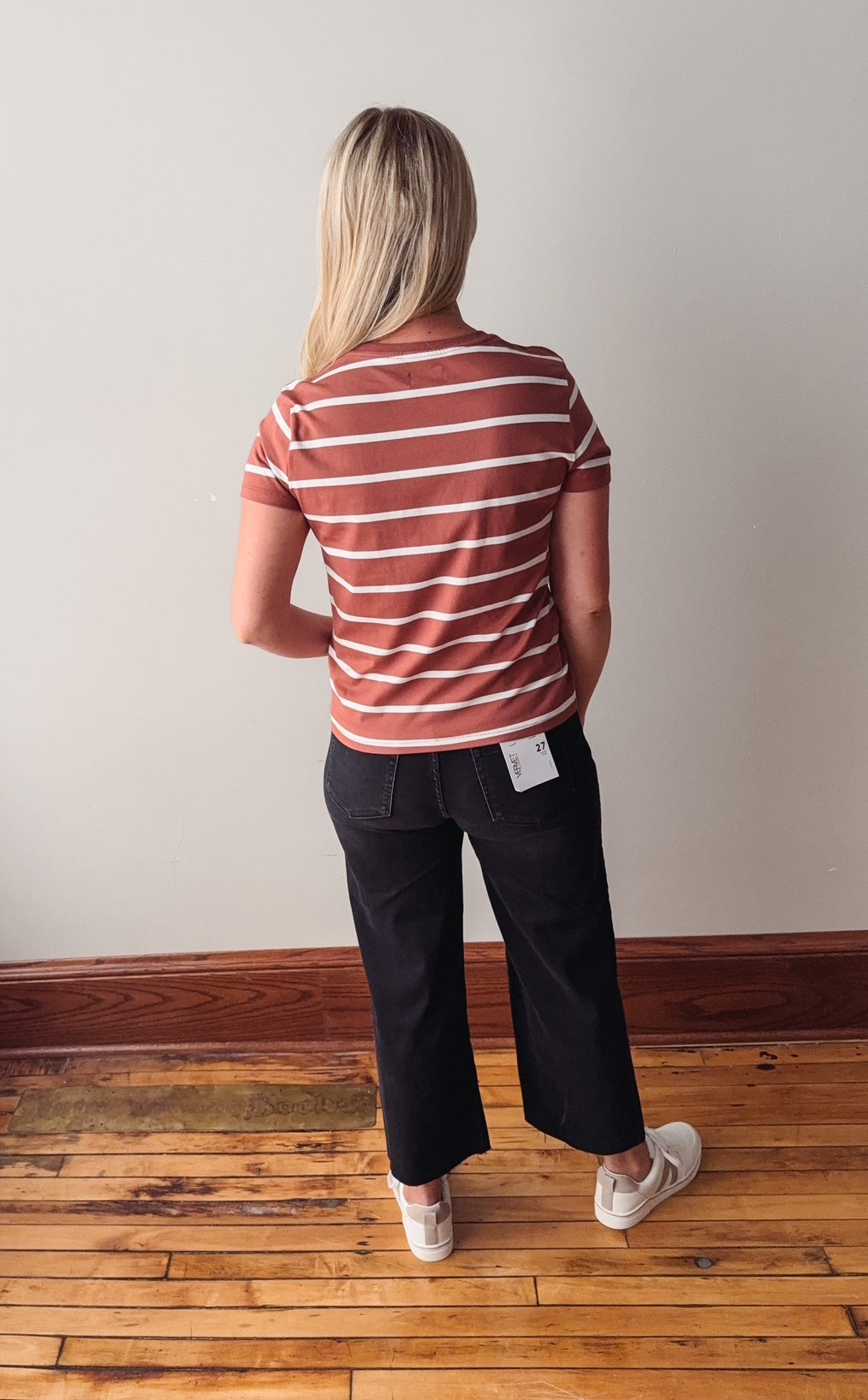Asher Tee - Brown White