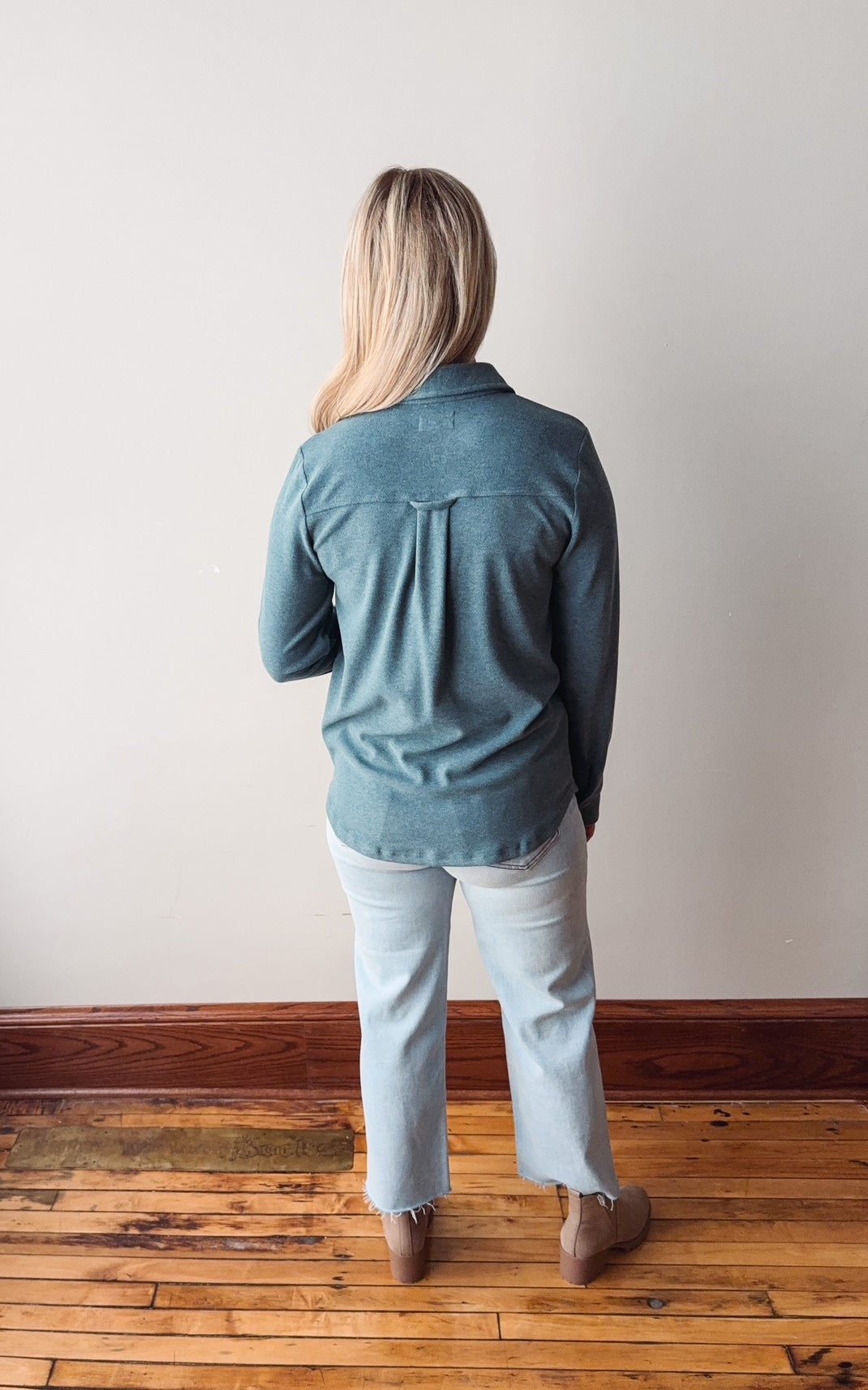 Luma Spruce Heather Shacket