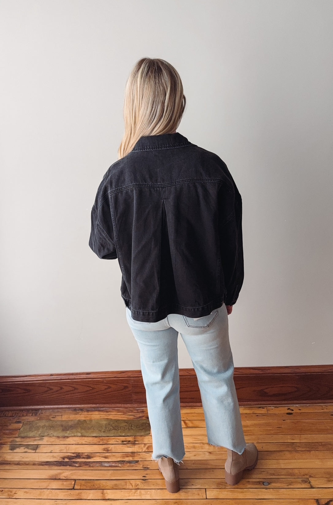 Oversized Black Utility Jacket