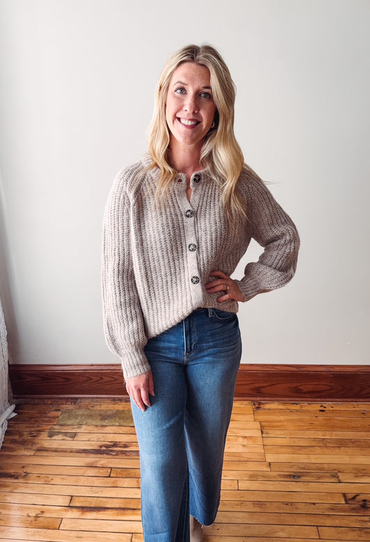 Parker Shell Brushed Cardigan