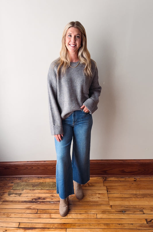 Kylie Grey Oversized Sweater
