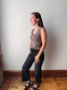 Ellie V Neck Tank Pebble Coast
