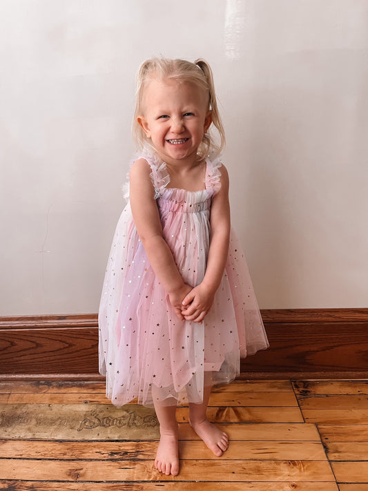 Pink Sparkle Tulle Dress