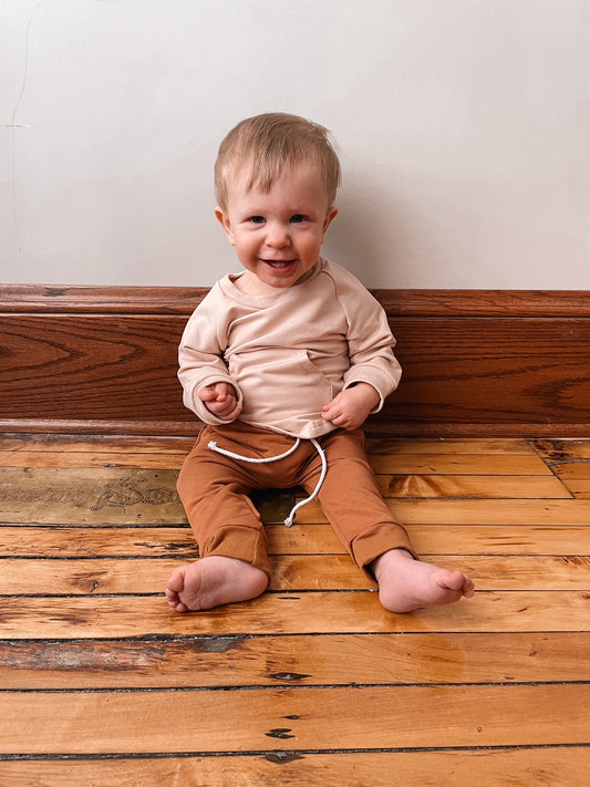 Two Toned Jogger Set