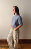 Baby Blue Short Sleeve Sweater