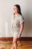 Jane Cream + Olive Shorts