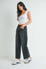 Washed Black Barrel Twist Jean