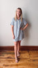 Kai Navy Striped Shirt Dress