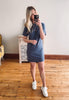 Kick Back Dress - Vintage Indigo