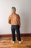 Latte Suede Bomber Jacket