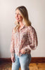 Layla Pink Floral Button Up