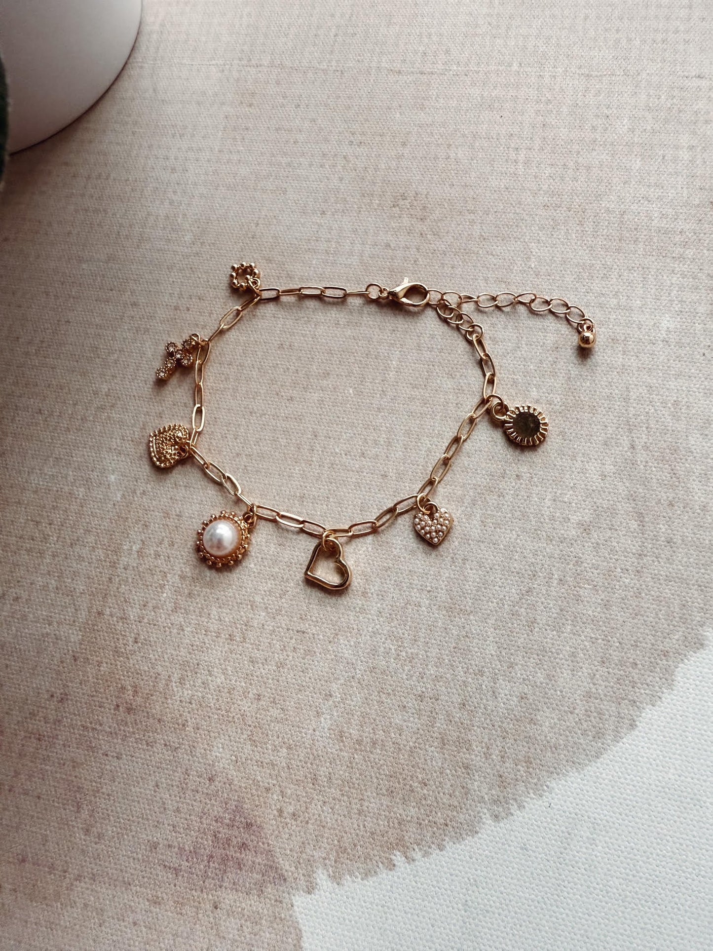 Link Chain Charm Bracelet