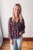 Maisie Plum Floral Blouse