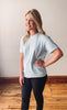 Mama Chambray Graphic Tee