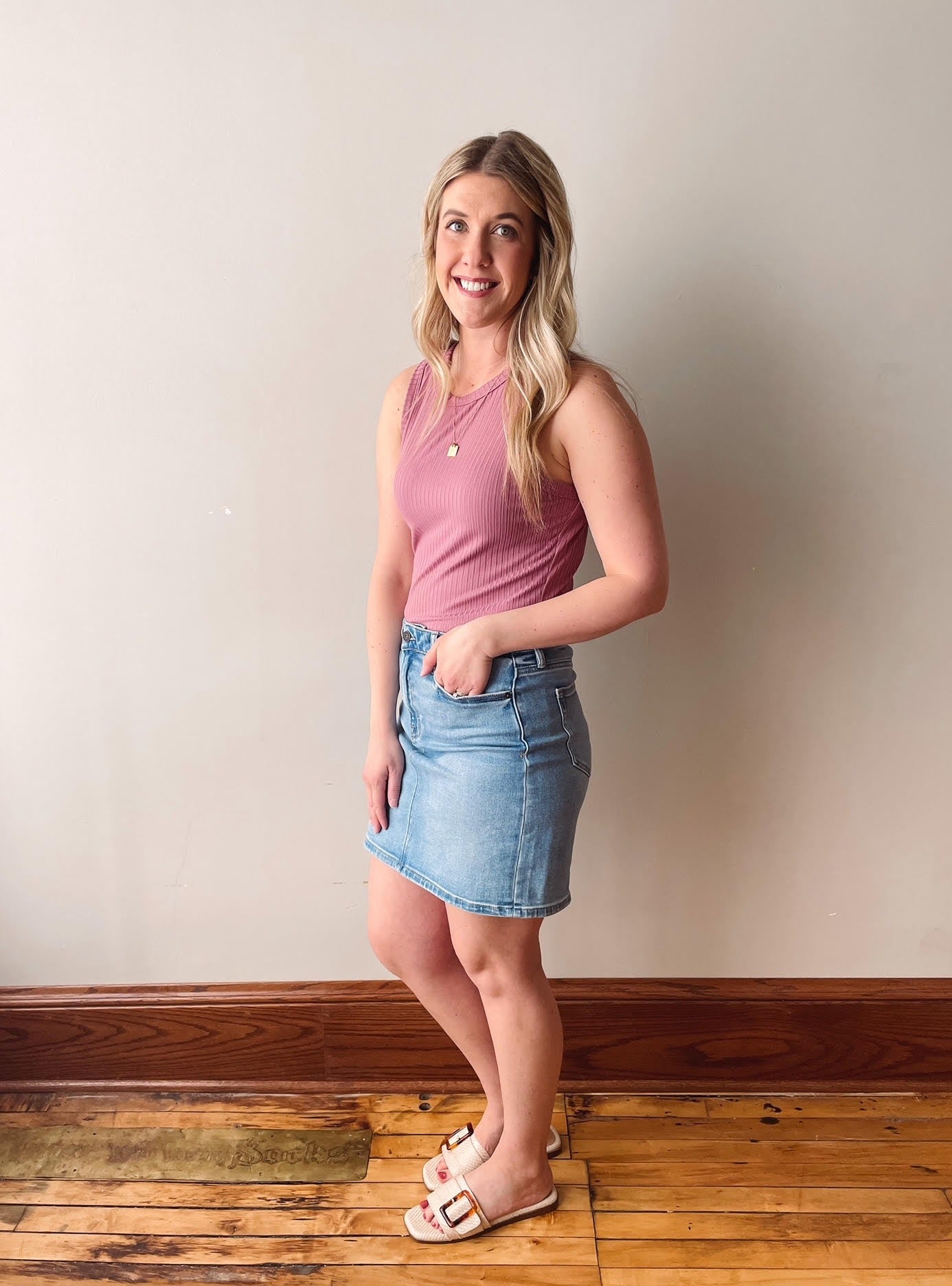 Jessica Denim Skirt