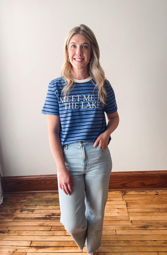 Meet Me At The Lake Striped Top