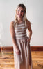 Mia White Pepper Midi Dress