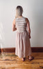 Mia White Pepper Midi Dress