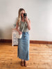 Denim Midi Skirt