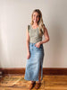 Denim Midi Skirt
