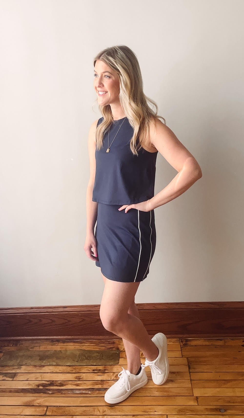 On Point Navy Skort