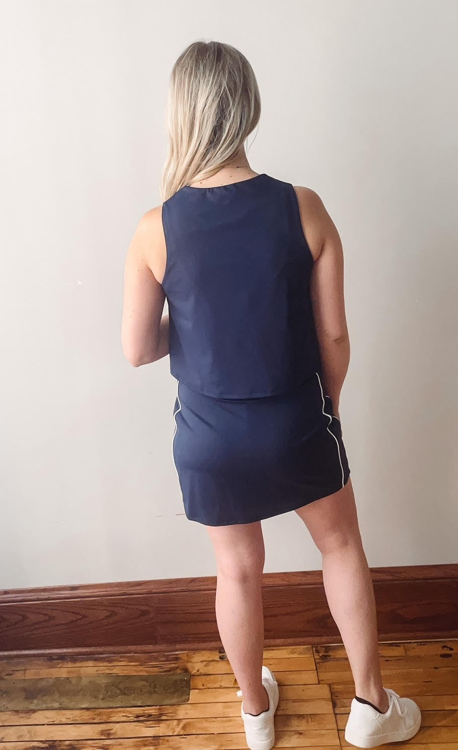 On Point Navy Skort
