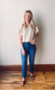 Sophia Dark Wash Straight Jeans