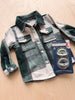 Kid's Olive Plaid Jacket