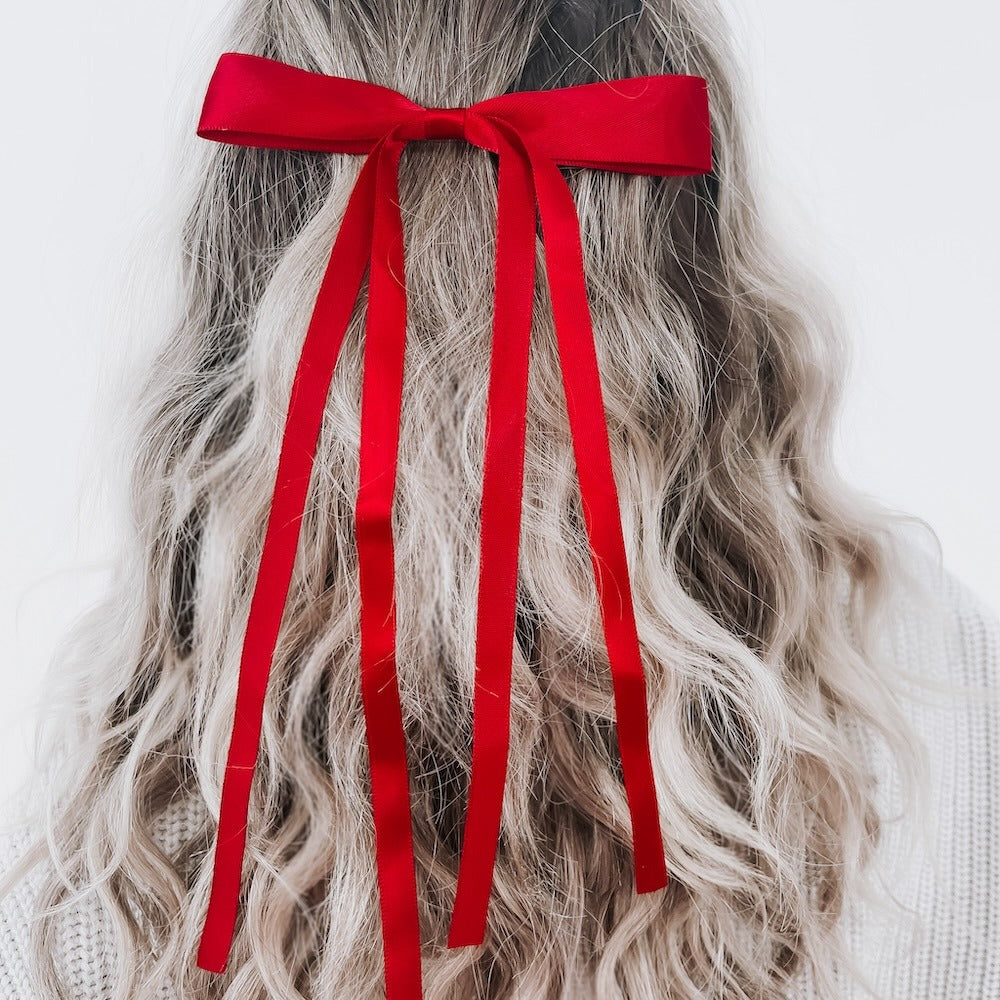Red Hair Bow
