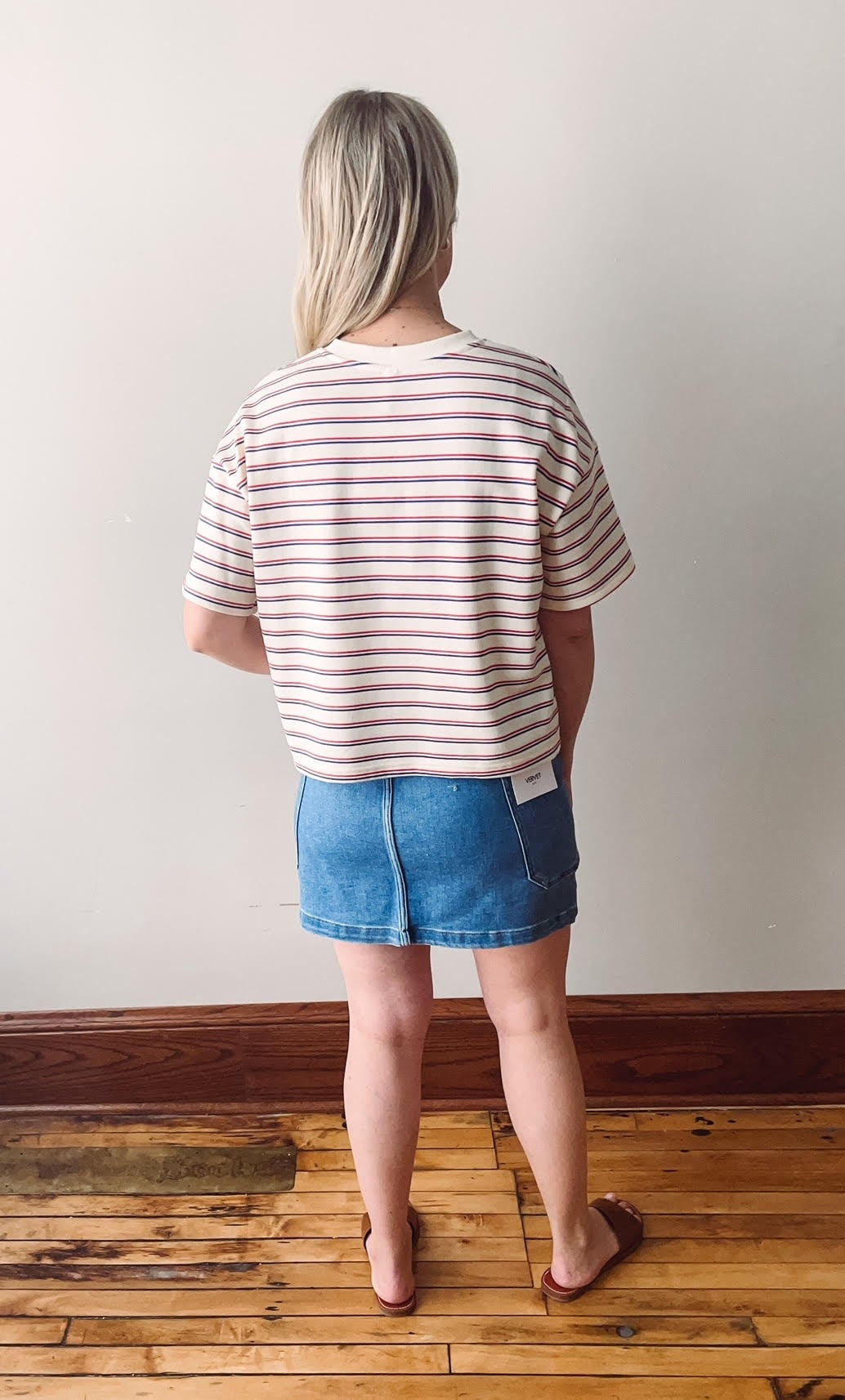 High Rise Cargo Mini Skirt
