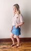 High Rise Cargo Mini Skirt