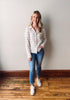 Rosanna Shirt - Ivory + Black Stripe