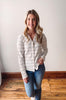 Rosanna Shirt - Ivory + Black Stripe