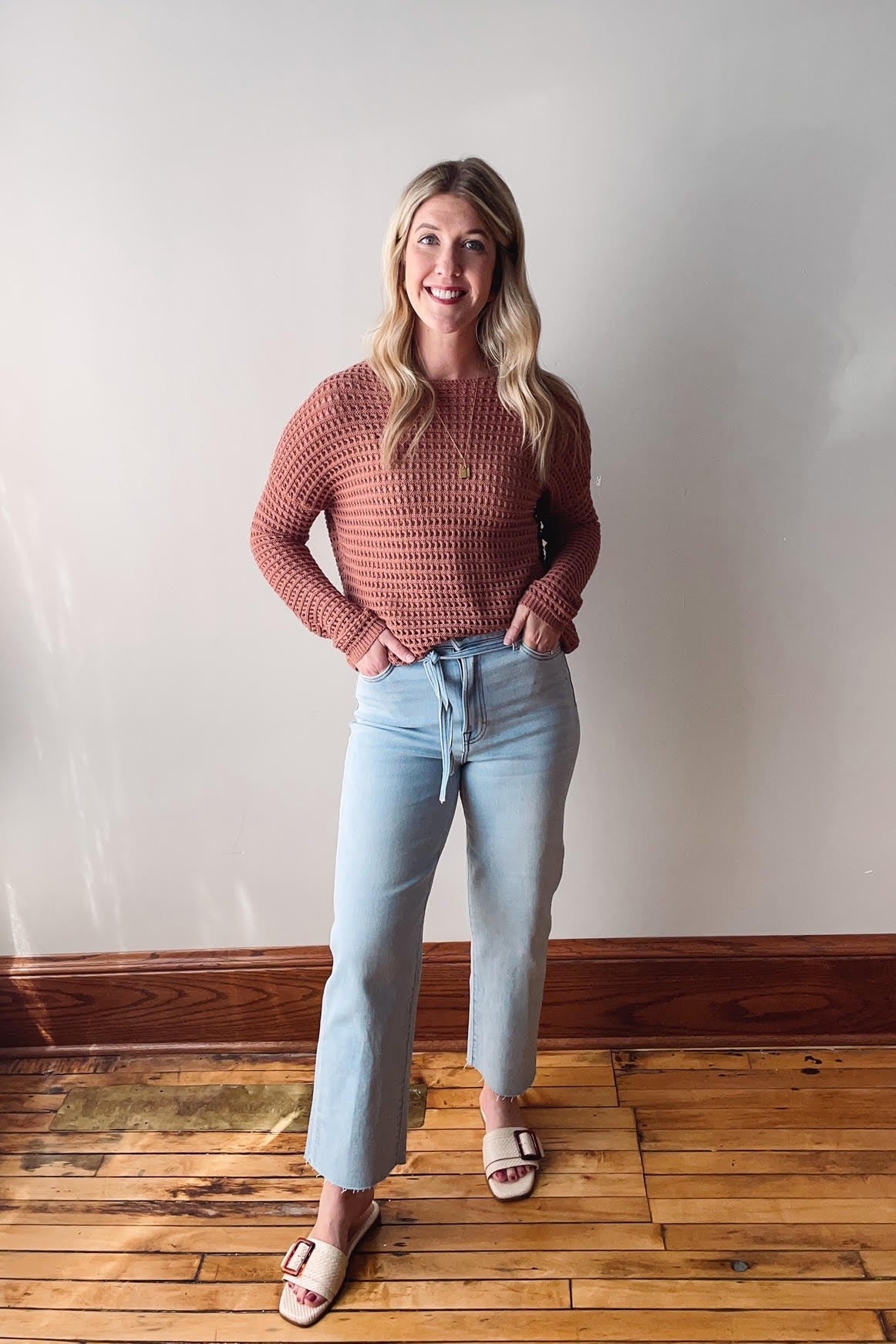 Ella High Rise Wide Straight Jeans