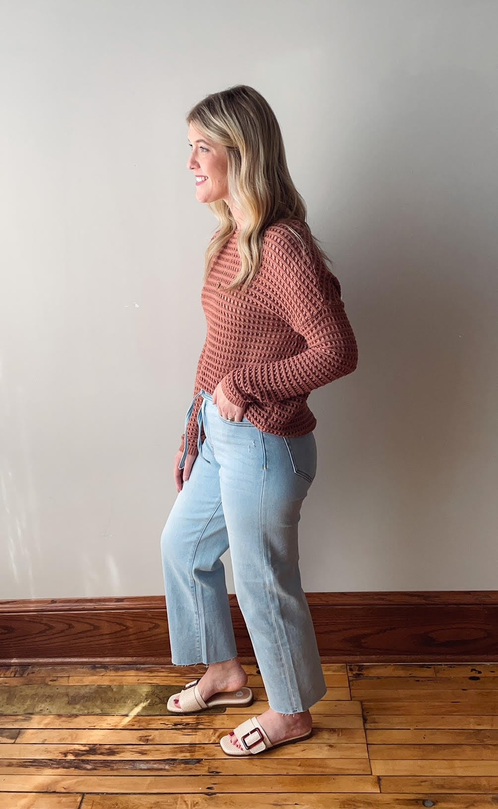 Ella High Rise Wide Straight Jeans