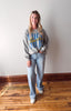 SDSU Heather Gray Fleece Crew