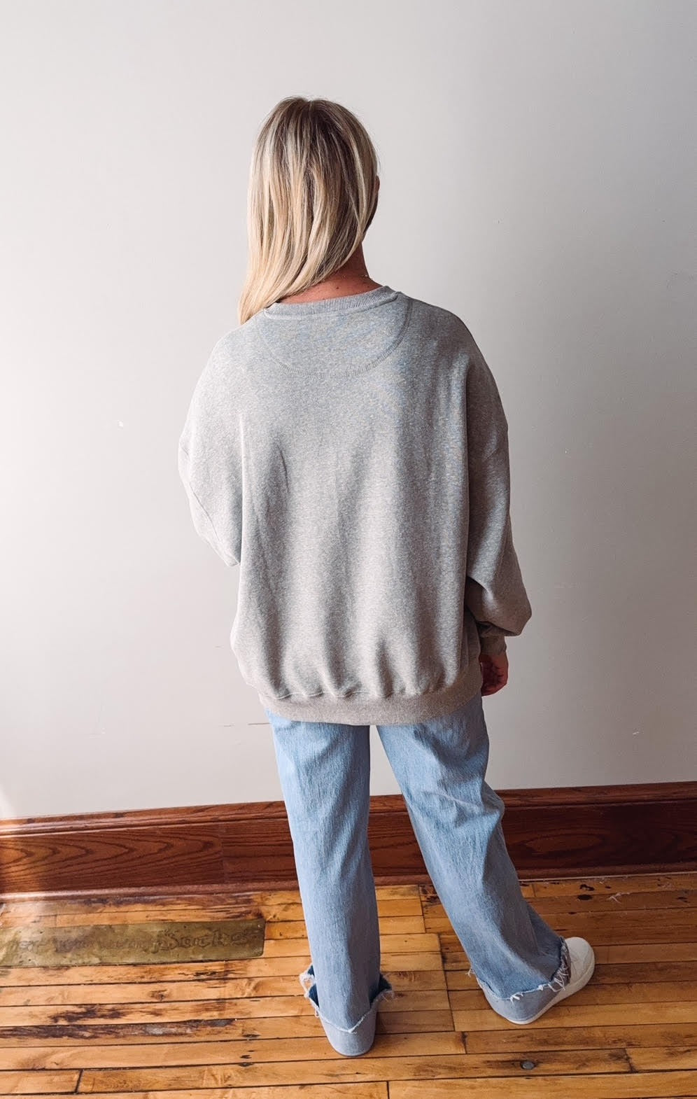 SDSU Heather Gray Fleece Crew