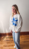 SDSU White Aura Fleece Crew