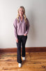 Serenity Fleece 1/4 Zip Pullover - Dusty Lavender