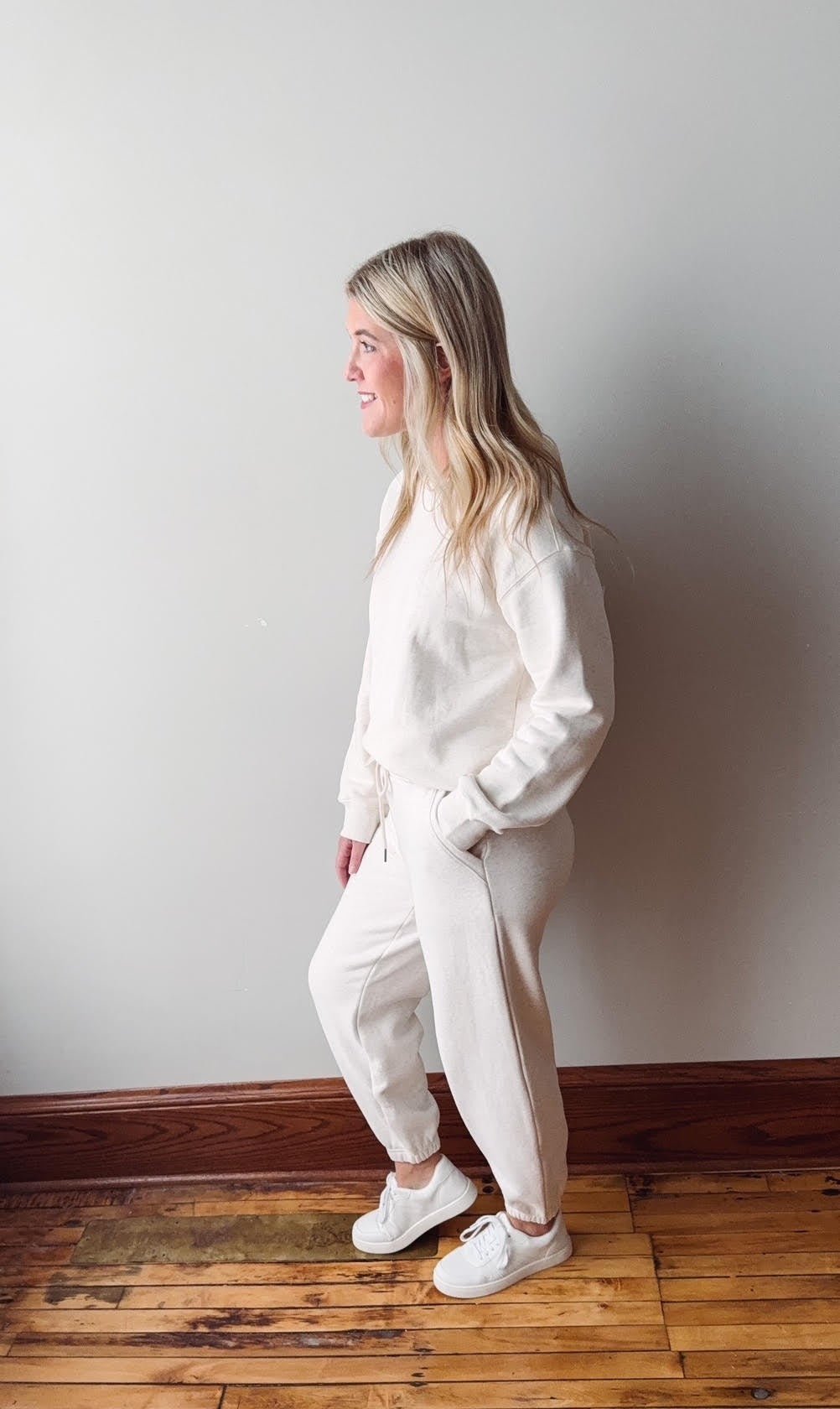 Serenity Fleece Joggers - Heather Oatmeal
