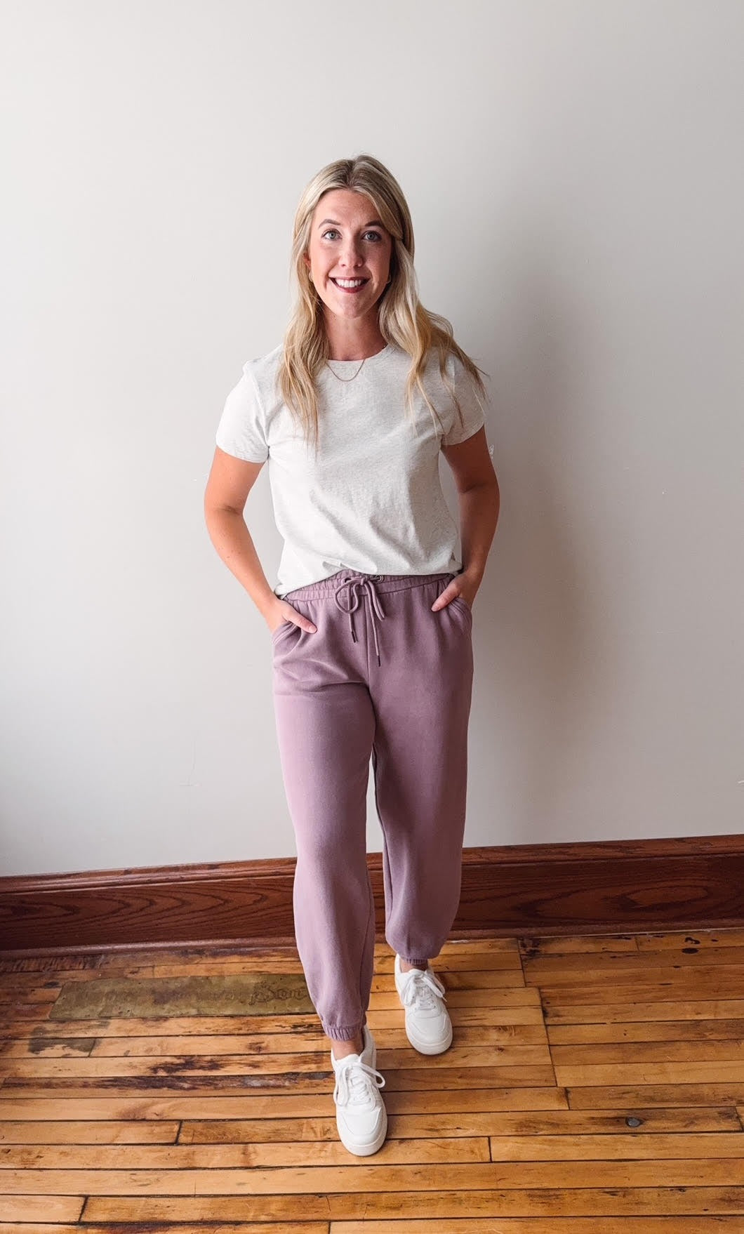 Serenity Fleece Joggers - Dusty Lavender