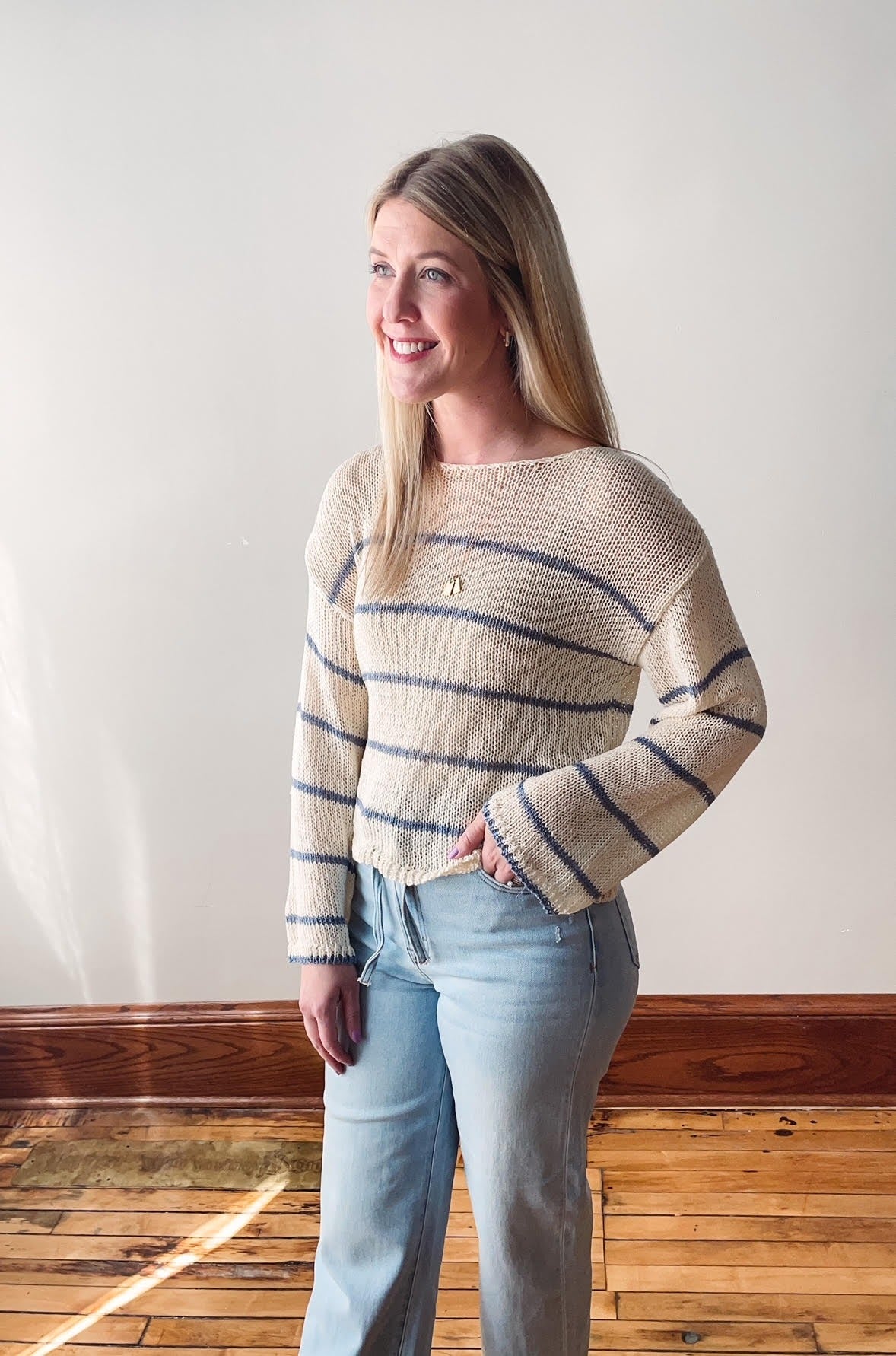 Taylor Striped Knit Sweater