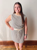 Terry Cloth Striped Dress