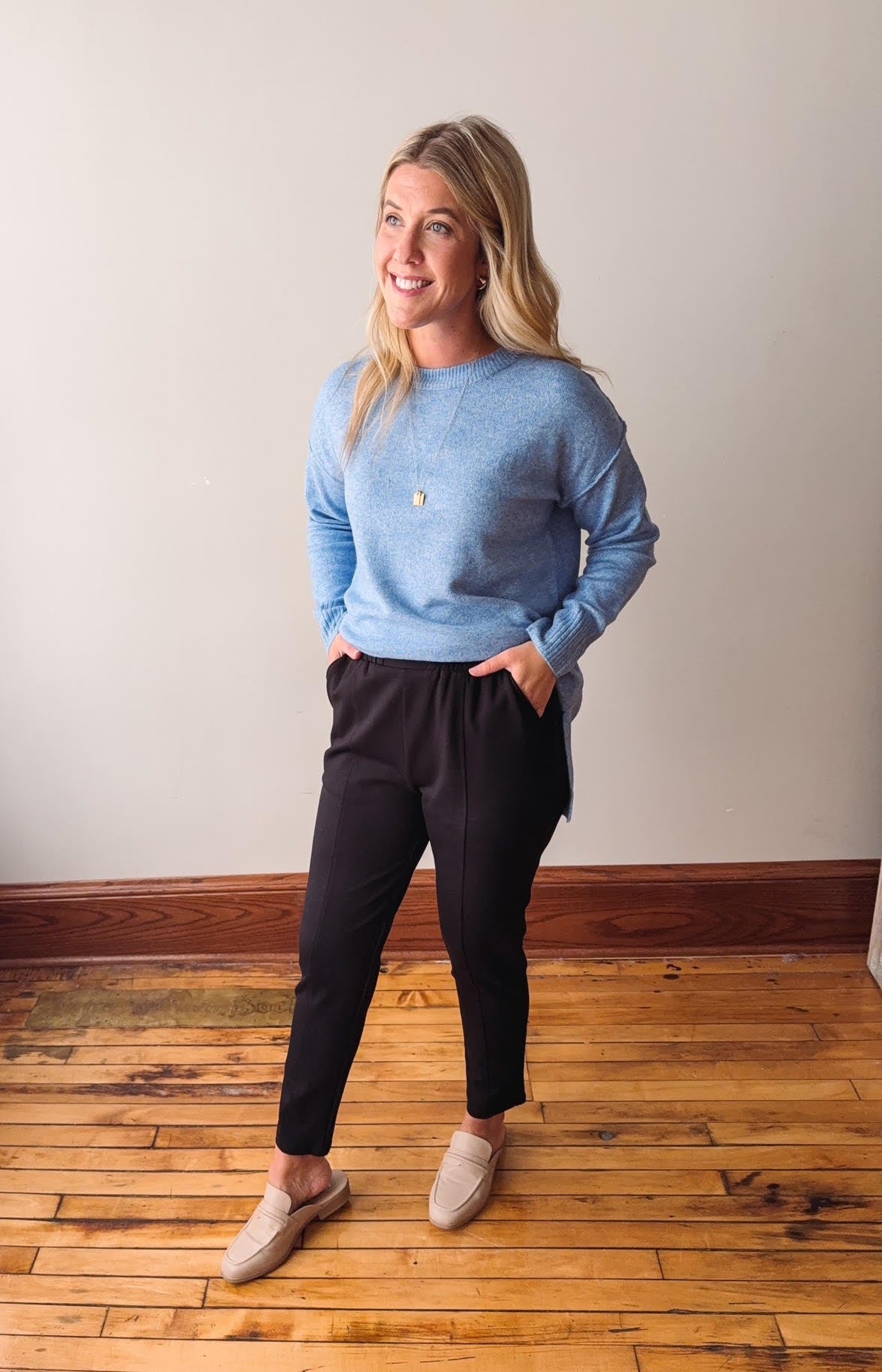 Tonya Black Tapered Pants