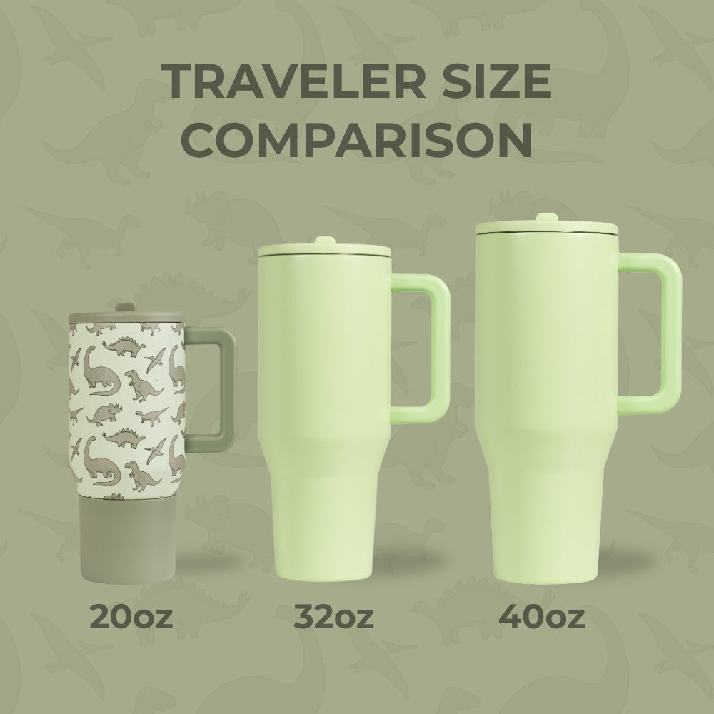 HydroJug Traveler 20oz - Dinosaur