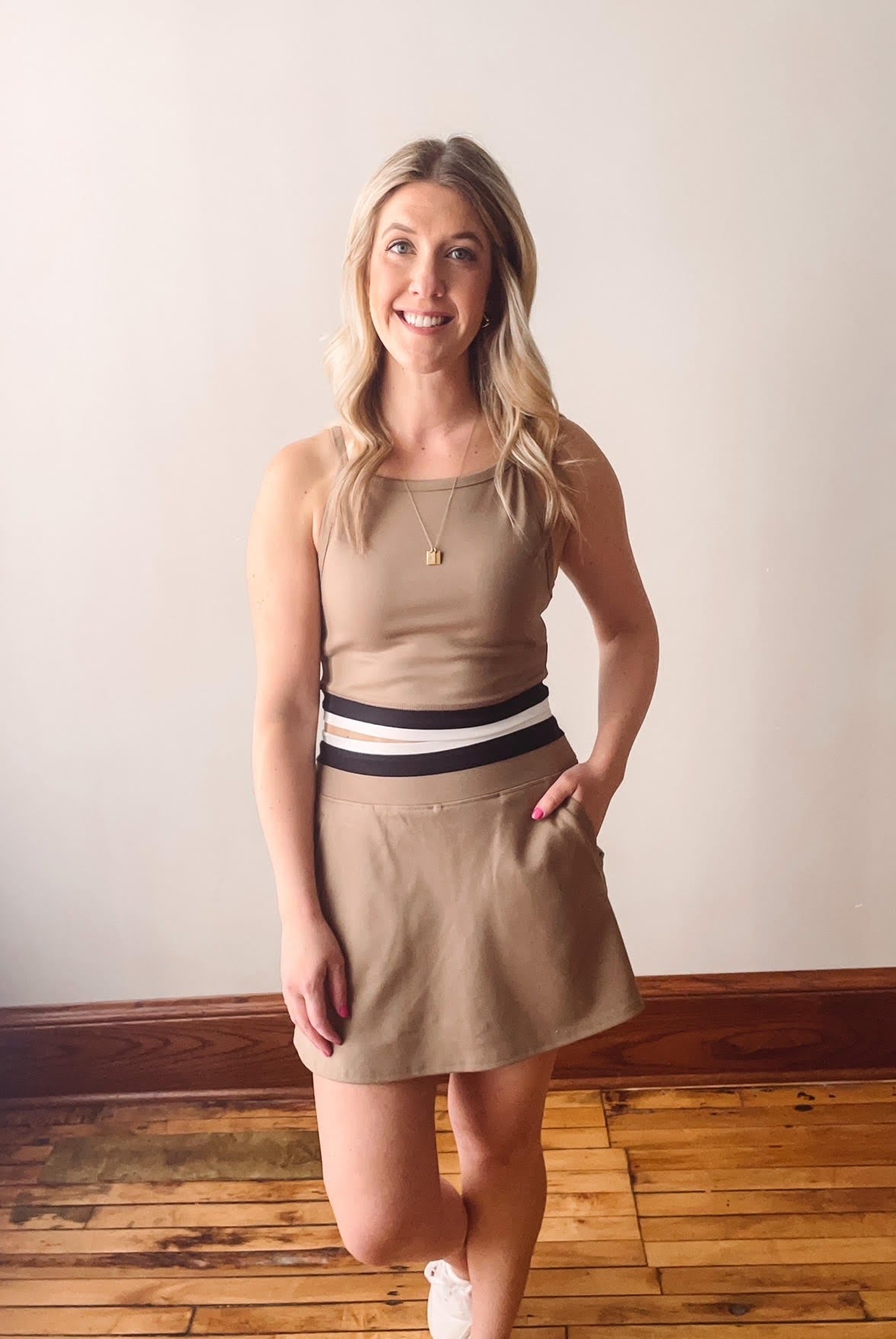 Wendy Desert Taupe Skort