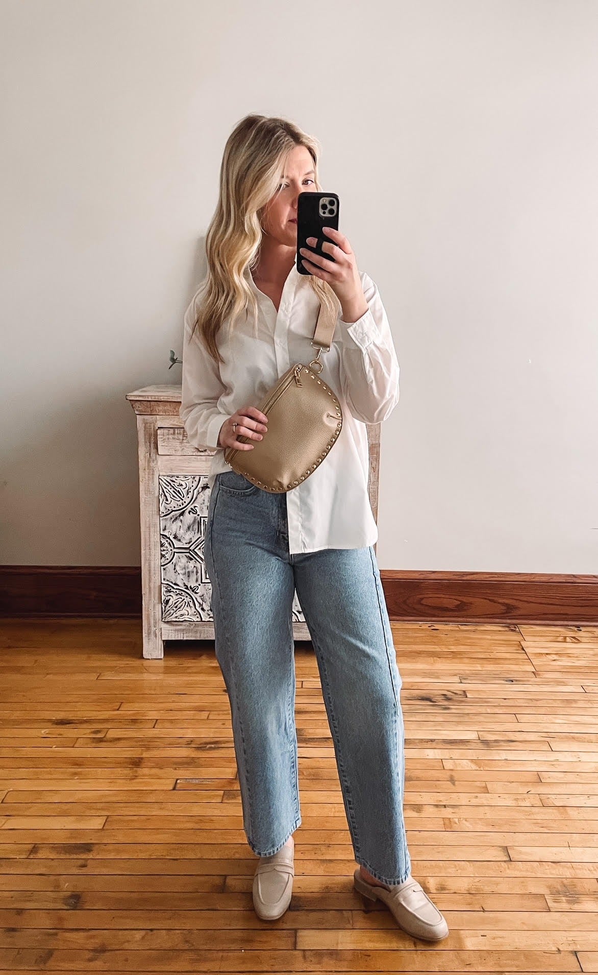 White Classic Button Up