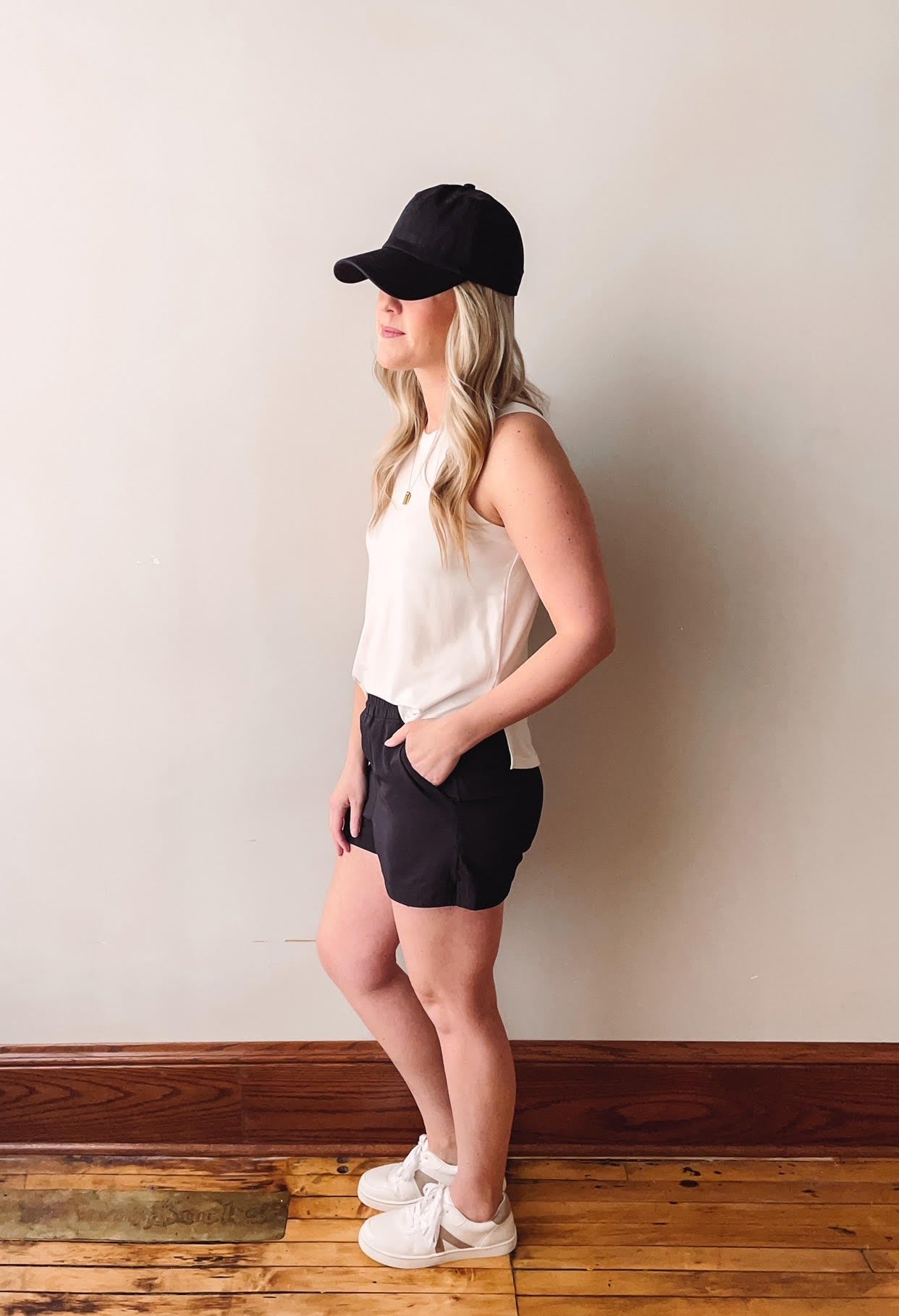 Katie Black Athletic Shorts